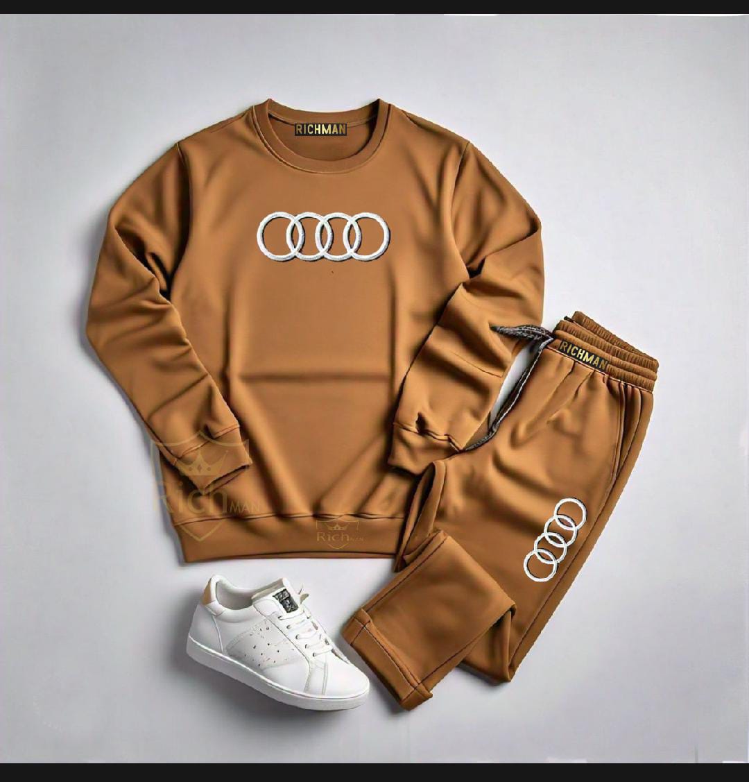 New Arrival Audi Design Winter Track Suit for Men and Women Trouser