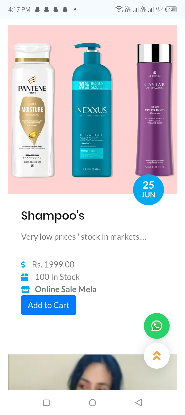 Shampoes