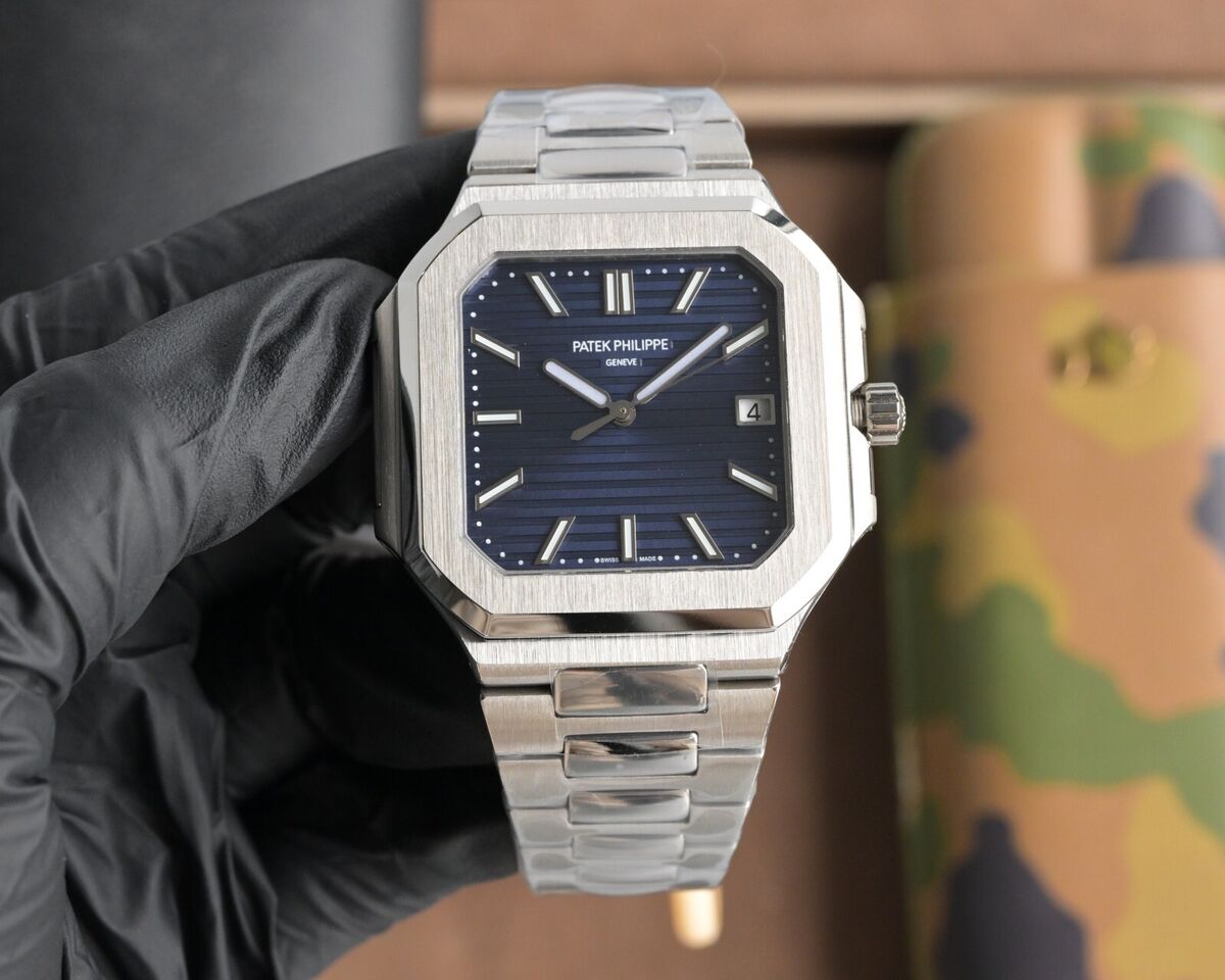 _*Patek Philippe 5821/1A-001 Cubitus Black & Ice Blue Dial Available🥵❤‍🔥*_